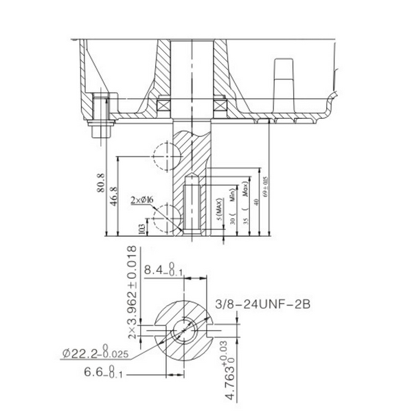 Benzinmotor Loncin LC1P75F LC1P75F Foto