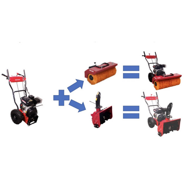 2in1 Sweeper machine Petrol SET Brush and Snow blower Weima SW600 SW600 Photo