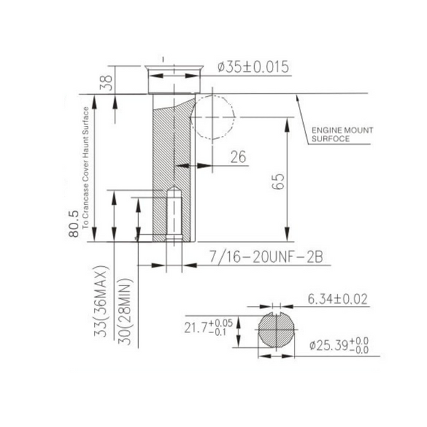 Benzinmotor Loncin LC2P82FD LC2P82FD Foto