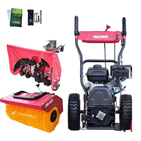 2in1 Sweeper machine Petrol SET Brush and Snow blower Weima SW600 SW600 Photo