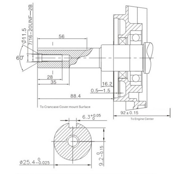 Benzinmotor Loncin G420FD/C-7A 7 A G420FD/C-7A Foto