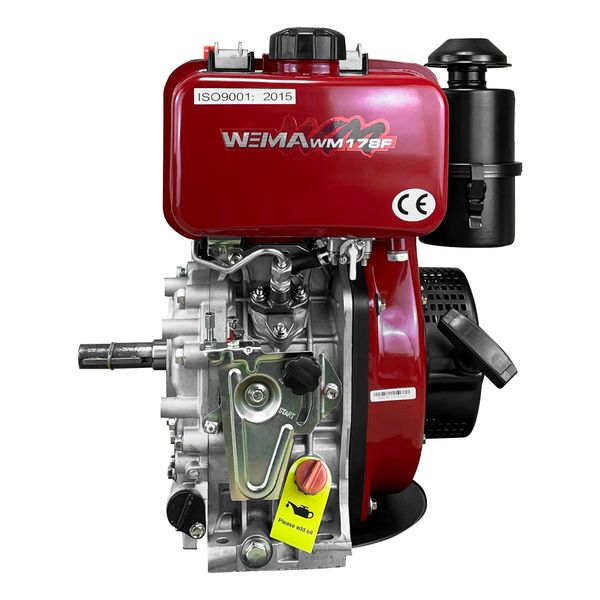 Diesel engine Weima WM178F with oil filter WM178F Photo