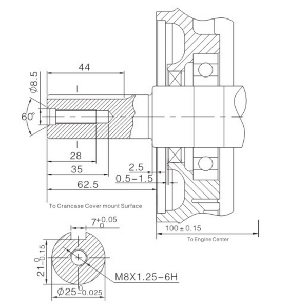 Petrol engine Loncin G420F G420F Photo