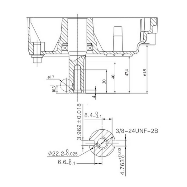 Benzinmotor Loncin LC1P75F/B LC1P75F/B Foto