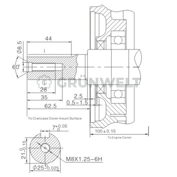 Benzinmotor Loncin G420FD G420FD Foto