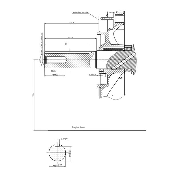 Benzinmotor Loncin LC2V80FD LC2V80FD Foto