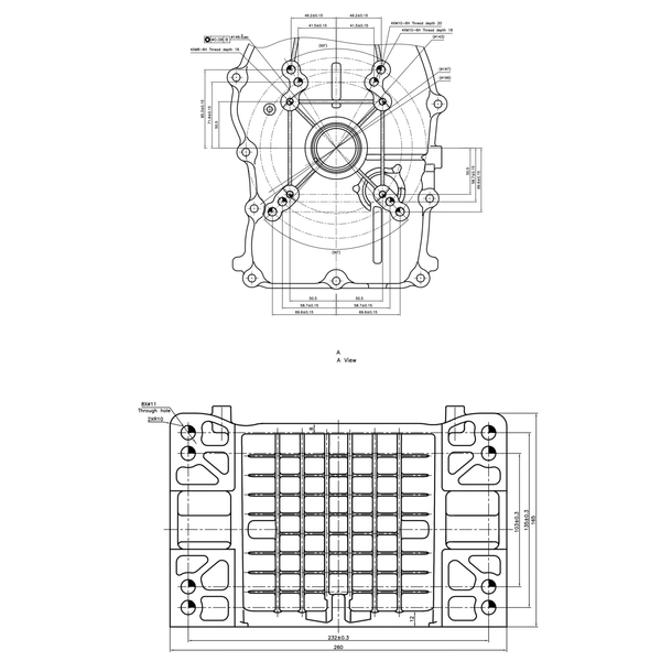 Petrol engine Loncin LC2V90FD LC2V90FD Photo